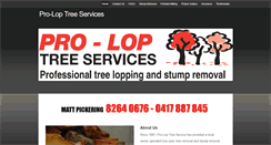 Desktop Screenshot of pro-lop.com